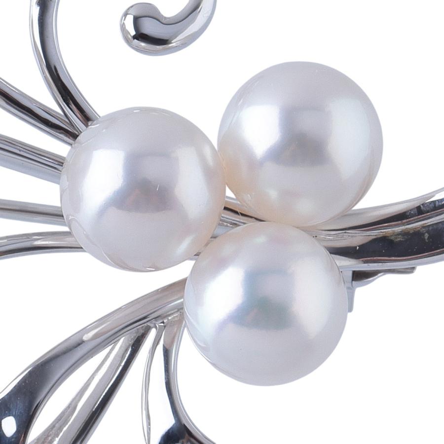MIKIMOTO（ミキモト） パール ブローチ 大珠 アコヤパール7.8mm〜8.3mm