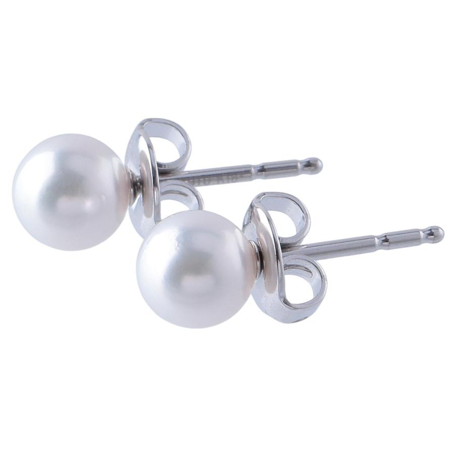 MIKIMOTO（ミキモト） パール ピアス アコヤパール6.1mm K18WG 新品 