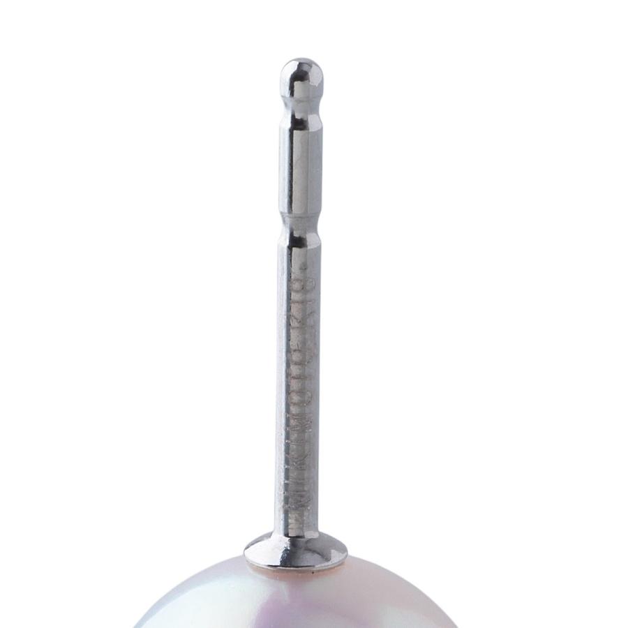 ミキモト パール ピアス アコヤパール8.6mm K18WG 新品仕上げ済 MIKIMOTO【26004】