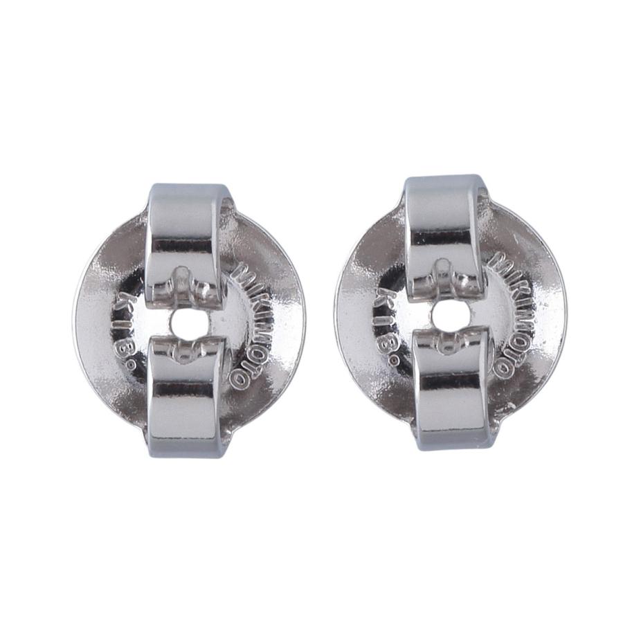 ミキモト パール ピアス アコヤパール8.6mm K18WG 新品仕上げ済 MIKIMOTO【26004】