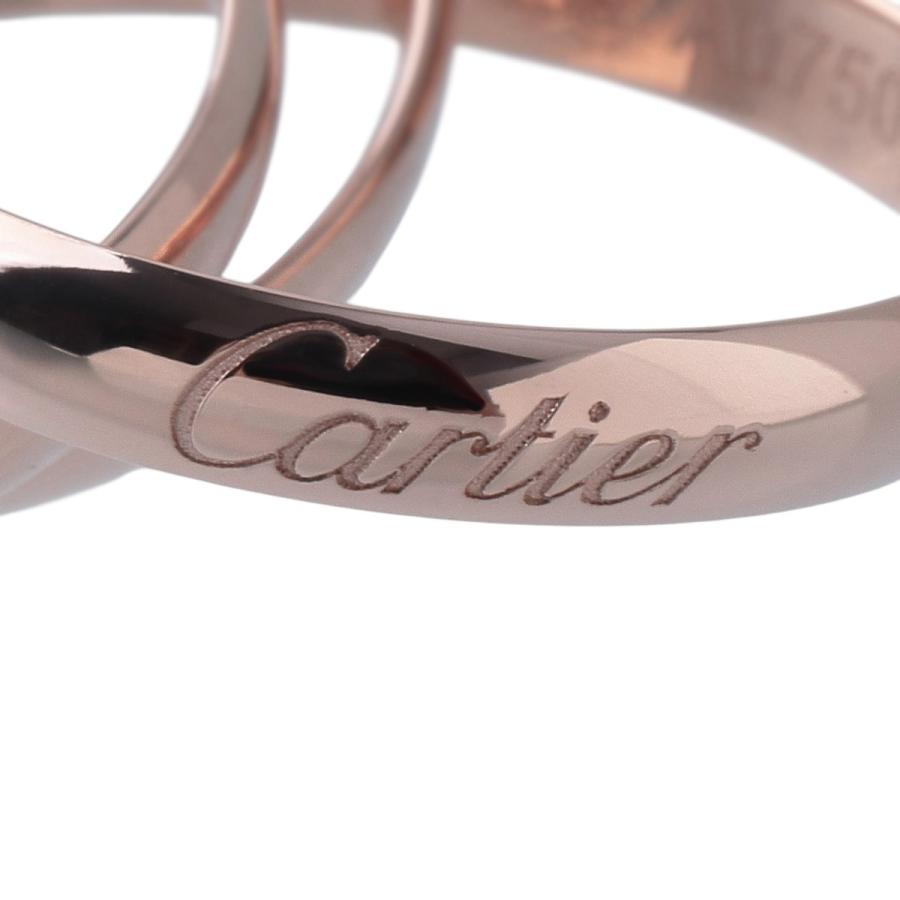 な*な様 Cartier トリニティリング 48サイズ Au750 Cartier（カルティエ） トリニティ リング レア品 SM #48 Au750PG
