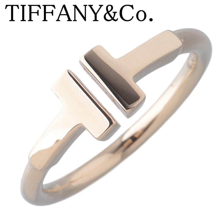 TIFFANY&Co.（ティファニー） Tワイヤー リング 6号〜6.5号 Au750YG