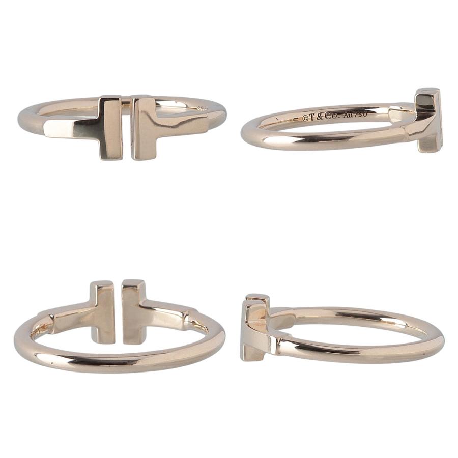 TIFFANY&Co.（ティファニー） Tワイヤー リング 6号〜6.5号 Au750YG