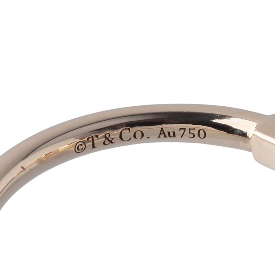 ◇ティファニー◇ 新品仕上済 Tワイヤー ダイヤ リング Au750 YG 6号 TIFFANY&Co.（ティファニー） Tワイヤー リング 6号〜6.5号 Au750YG