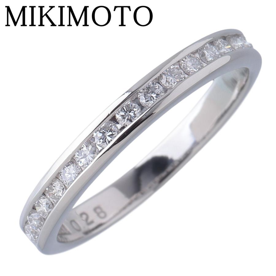 MIKIMOTO（ミキモト） ダイヤ リング ハーフエタニティ 0.28ct 11号