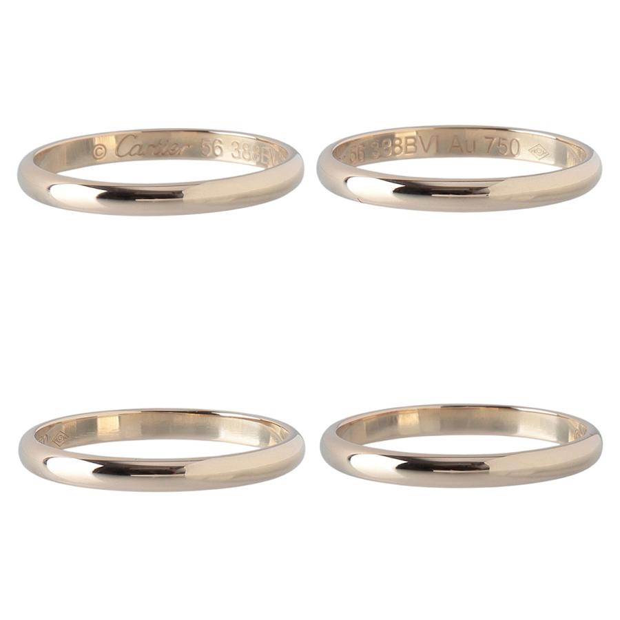 Cartier（カルティエ） 1895 ウェディング リング #56 幅2.4mm Au750YG