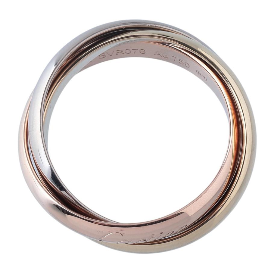 【ちゃき:23日まで】カルティエ　トリニティ　クラシック　ＭＭ　51 Cartier（カルティエ） トリニティ リング MM クラシック #51 幅3.5mm