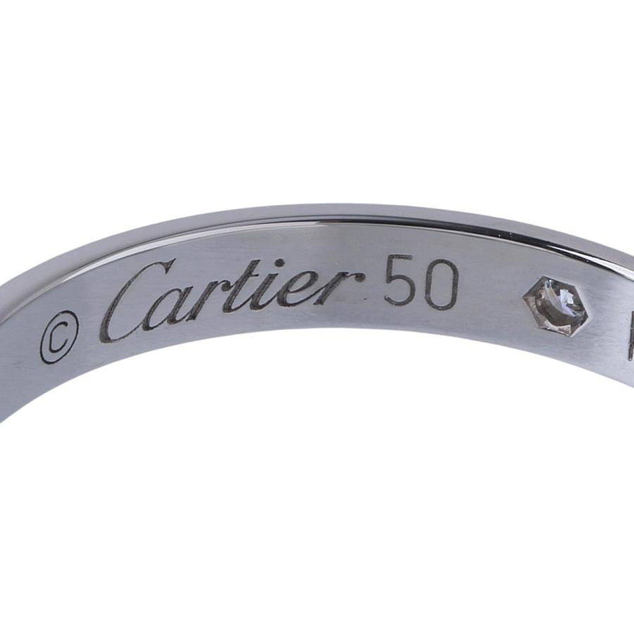 Cartier（カルティエ） ダイヤ リング 1895 ウェディング 1PD #50 幅