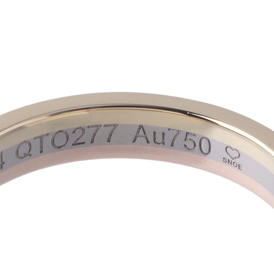 Cartier リング 54サイズ AU 750 ダイヤモンド装飾 Cartier（カルティエ） トリニティ ダイヤ リング ルイカルティエ