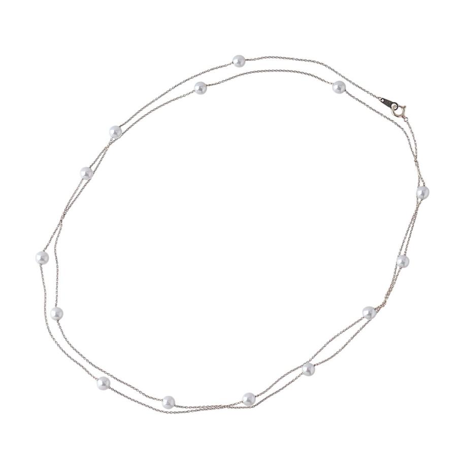 TASAKI（タサキ） パール ネックレス ステーション ロング 5.5mm〜5.8