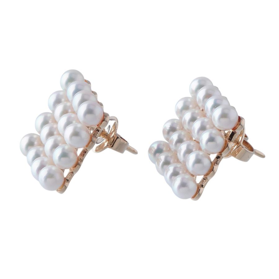 MIKIMOTO（ミキモト） ベビーパール ピアス アコヤパール3.5mm K18YG