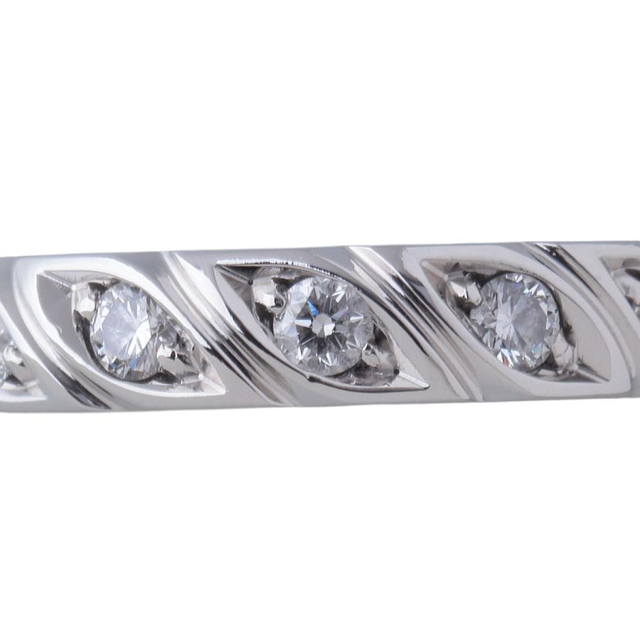 CHAUMET（ショーメ） トルサード ダイヤ リング 幅3.6mm 7PD #50 Pt950