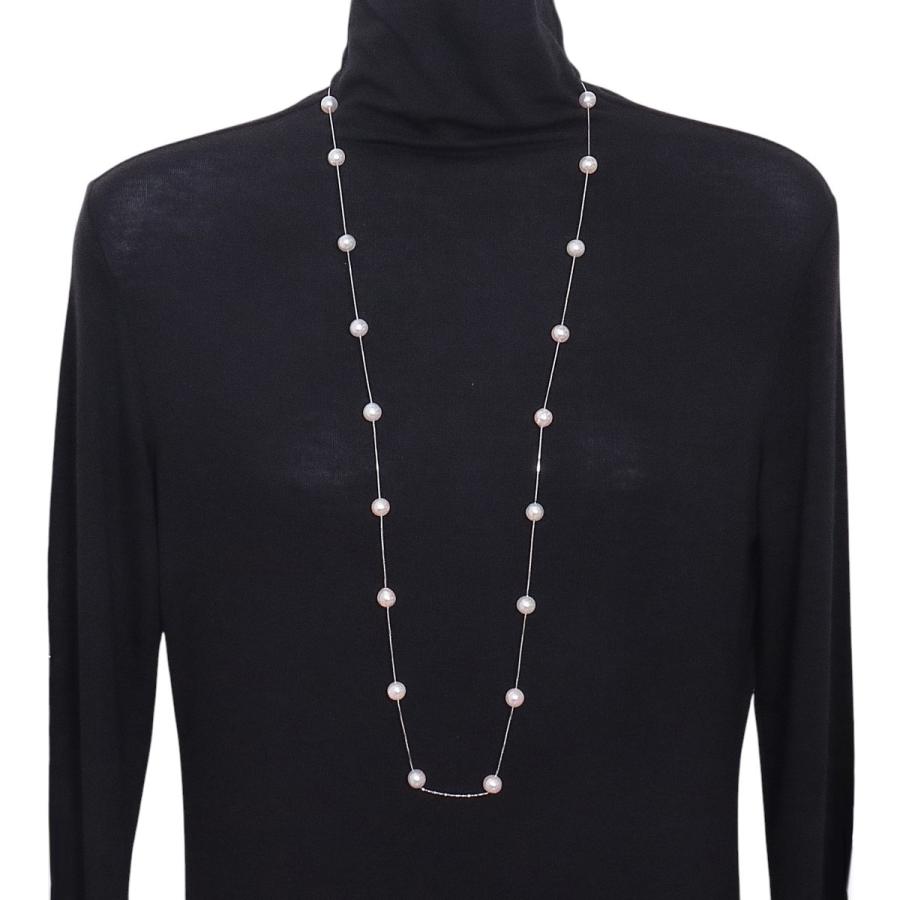 TASAKI（タサキ） パール ネックレス ステーション ロング 8.5mm〜9.0 