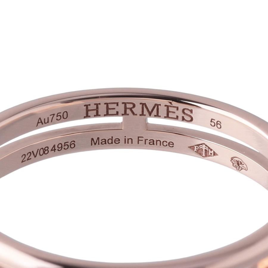 HERMES（エルメス） アリアンヌ リング #56 Au750PG 新品仕上げ済