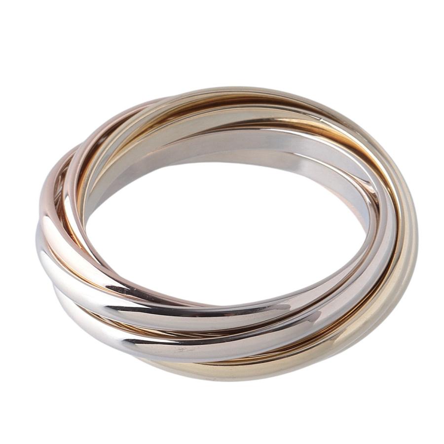 Cartier（カルティエ） トリニティ リング 7連 #51 750PG/WG/YG スリー