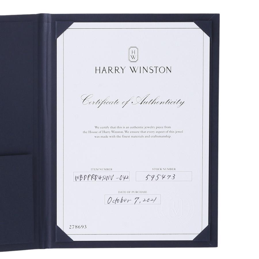 新品 ハリー・ウィンストン ペアリング 結婚指輪 保証書付 ハリー・ウィンストン（HARRY WINSTON） ダイヤ リング ウェーブ