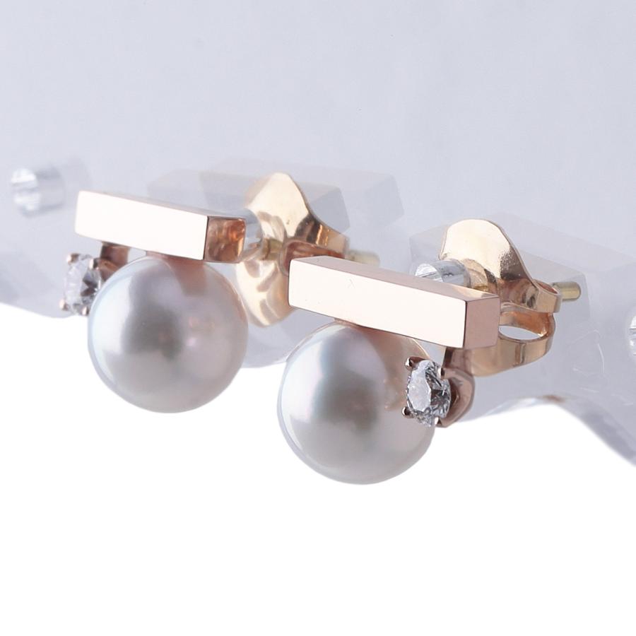 TASAKI（タサキ） パール ダイヤ ピアス バランスクラス 現行モデル