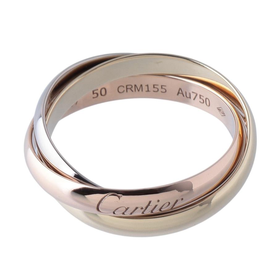 Cartier（カルティエ） トリニティ リング SM #50 Au750PG/WG/YG