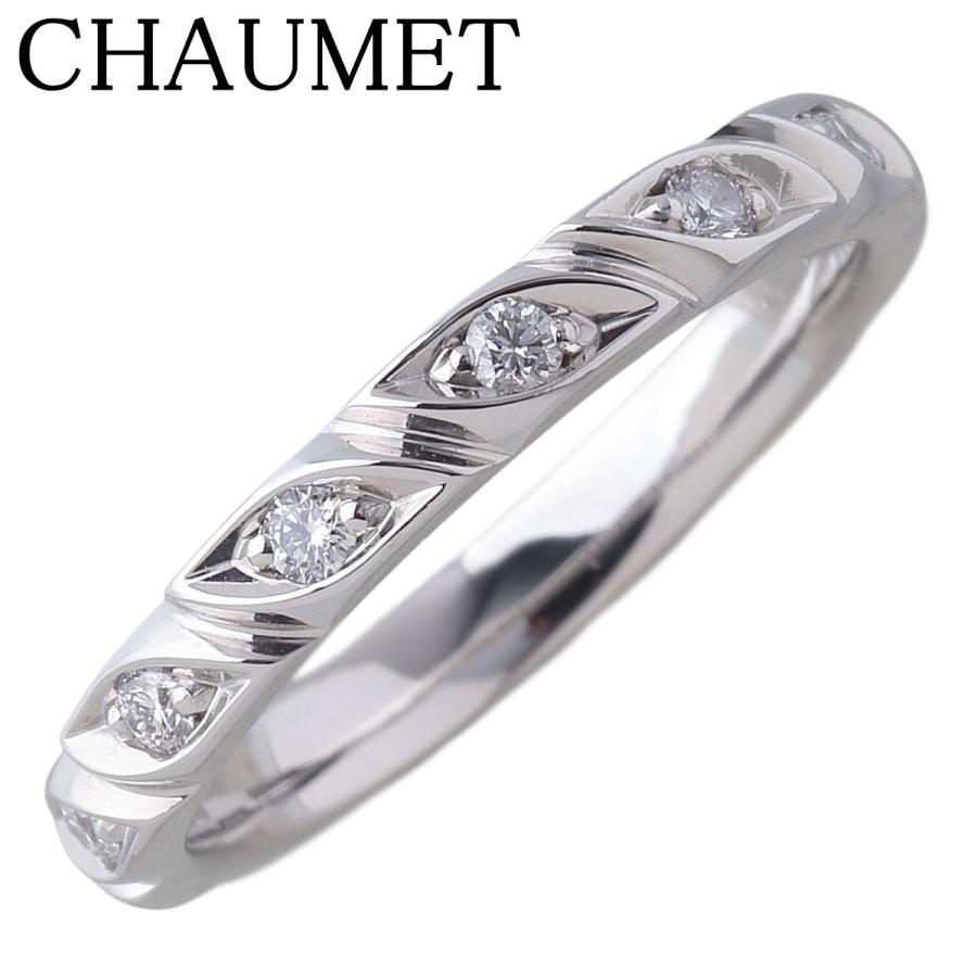 CHAUMET（ショーメ） トルサード ダイヤ リング 幅2.5mm 8PD #47 Pt950