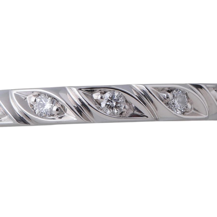 CHAUMET（ショーメ） トルサード ダイヤ リング 幅2.5mm 8PD #47 Pt950