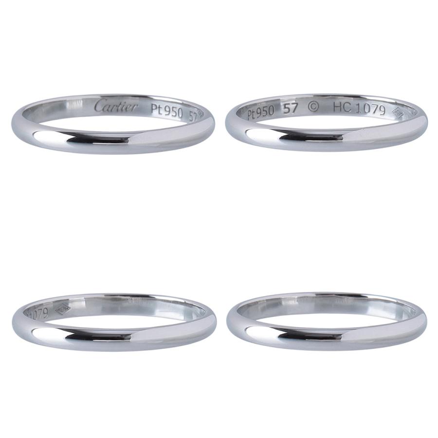 Cartier（カルティエ） 1895 ウェディング リング #57 幅2.4mm Pt950 