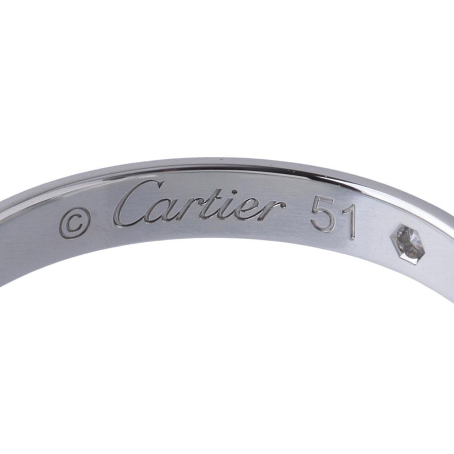 Cartier（カルティエ） ダイヤ リング 1895 ウェディング 3PD #51 幅