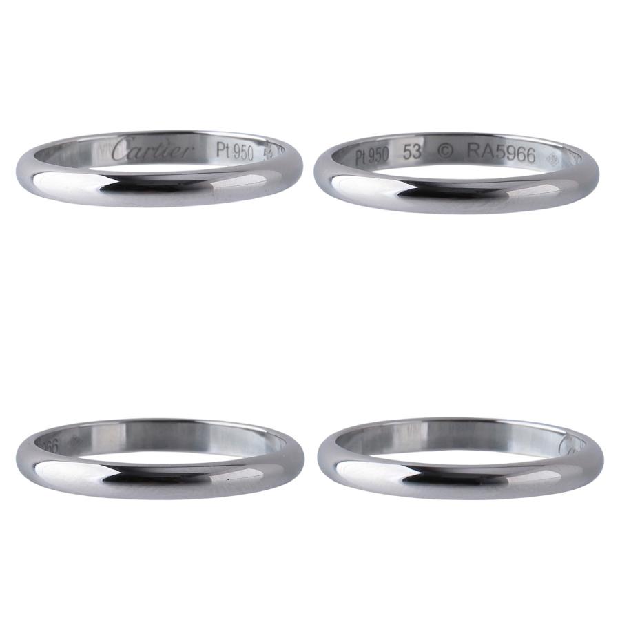Cartier（カルティエ） 1895 ウェディング リング #53 幅2.4mm Pt950