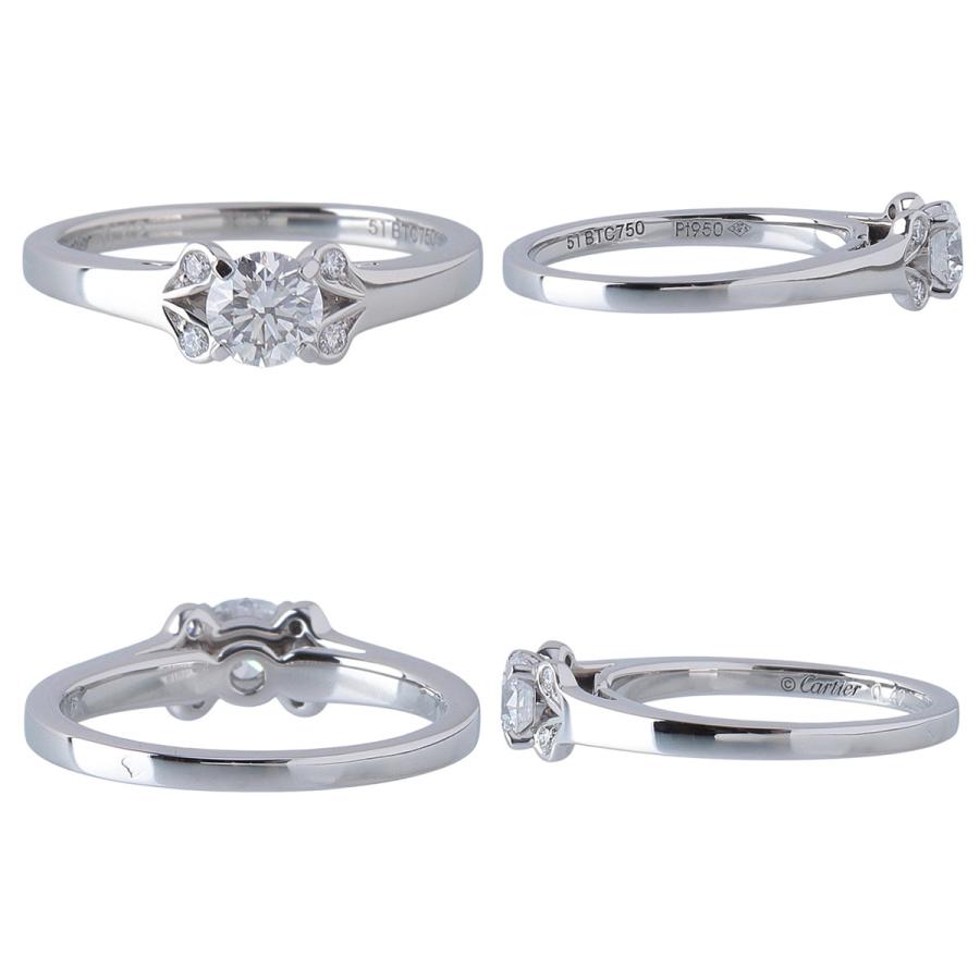 Cartier（カルティエ） バレリーナ ソリテール リング ダイヤ0.42ct E