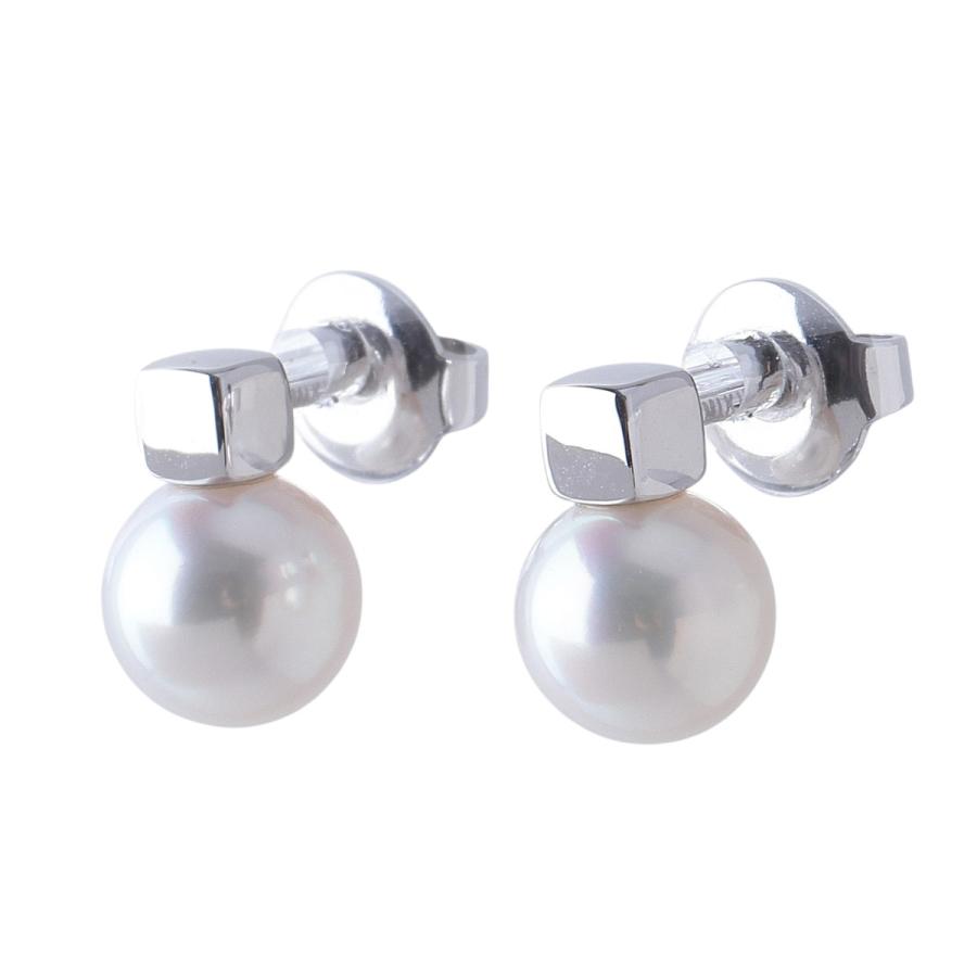 MIKIMOTO（ミキモト） パール ピアス 現行モデル PE-1726PU型 アコヤ
