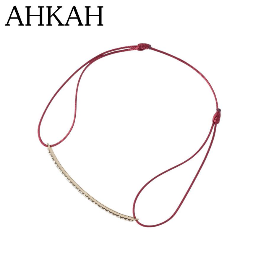 AHKAH（アーカー） ティナ コード ブレスレット 現行モデル ダイヤ0.23
