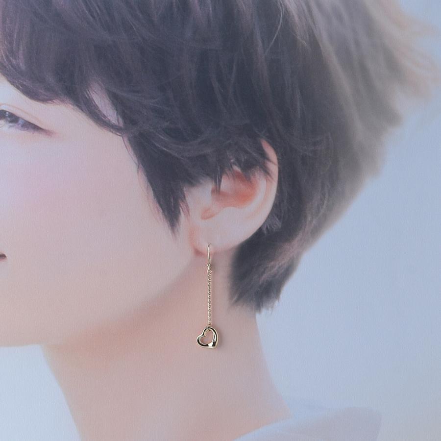 ティファニー　ピアス　オープンハート　片耳 TIFFANY&Co.（ティファニー） オープンハート チェーン ピアス 片方