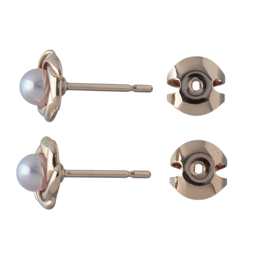 ミキモト　ベビーパール　YG ピアス MIKIMOTO（ミキモト） ベビーパール ピアス アコヤパール4.0mm K18YG