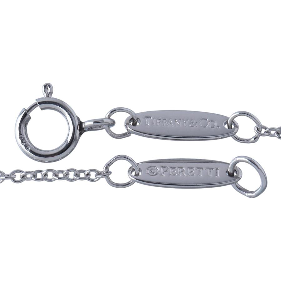 【未使用品✴︎】ダイア0.08ct Tiffany バイザヤードネックレスシルバー TIFFANY&Co.（ティファニー） シリアルあり バイザヤード ネックレス