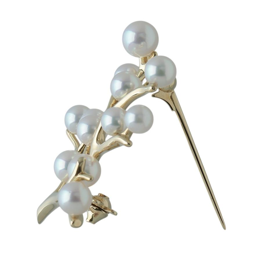 【現行品・美品】✨ミキモト パール　ブローチ　幸福の木　スモールサイズ MIKIMOTO（ミキモト） パール ブローチ 幸福の木 スモール 現行モデル