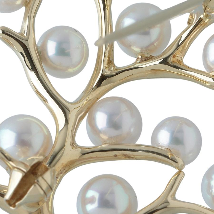 MIKIMOTO（ミキモト） パール ブローチ 幸福の木 スモール 現行モデル