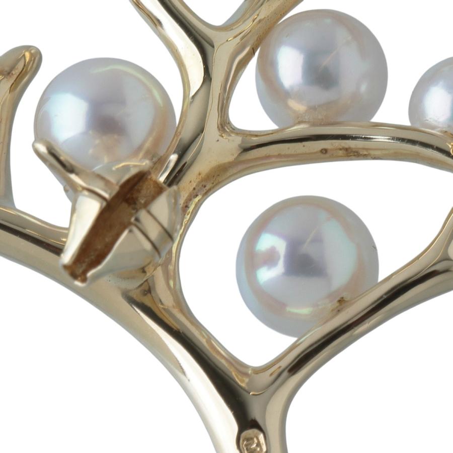 MIKIMOTO（ミキモト） パール ブローチ 幸福の木 スモール 現行モデル