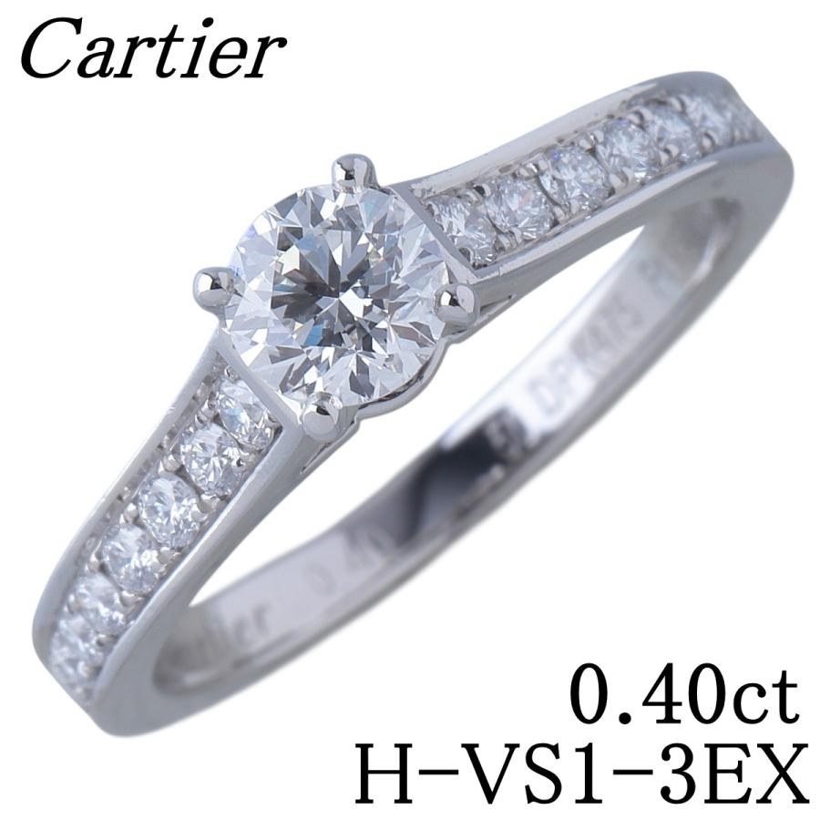 Cartier（カルティエ） 1895 ソリテール リング ダイヤ0.40ct H-VS1