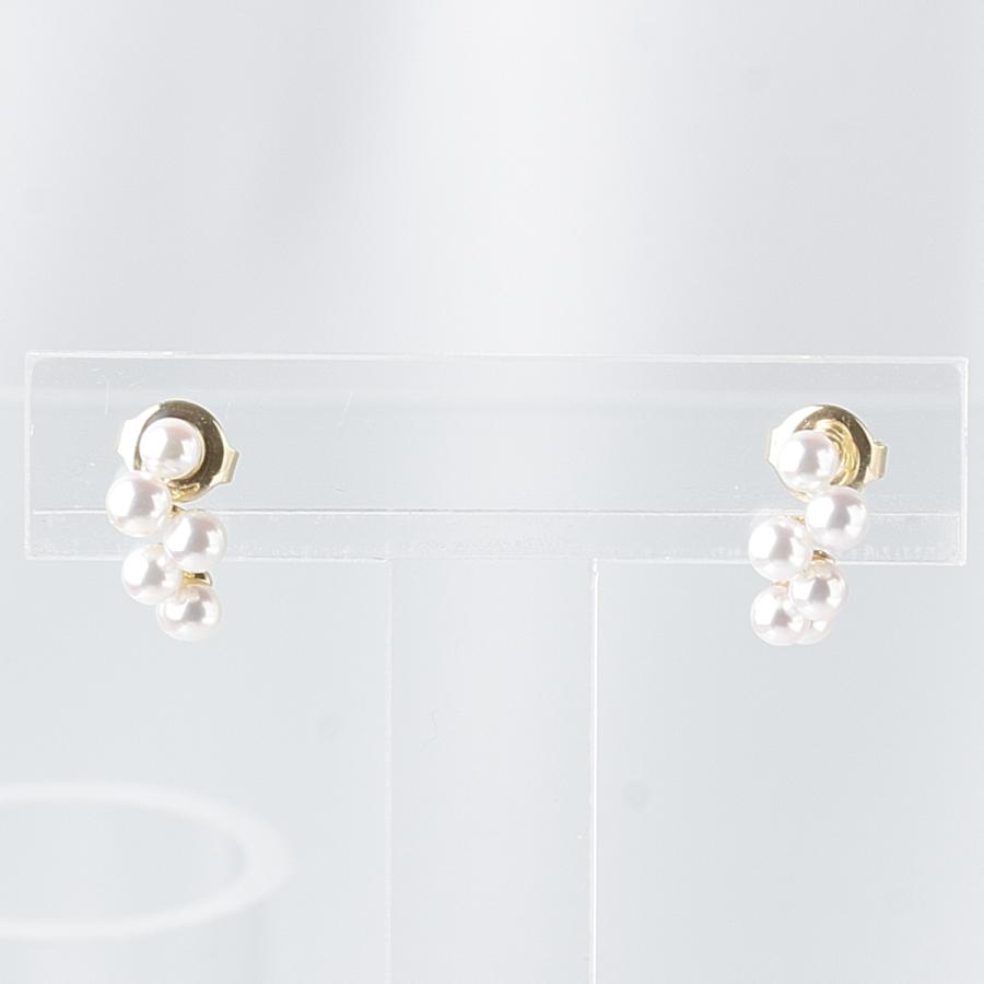 MIKIMOTO ミキモト 現行モデル パールピアス PE-1408PK型 アコヤ MIKIMOTO ミキモト 現行モデル パールピアス PE-1408PK型 アコヤ