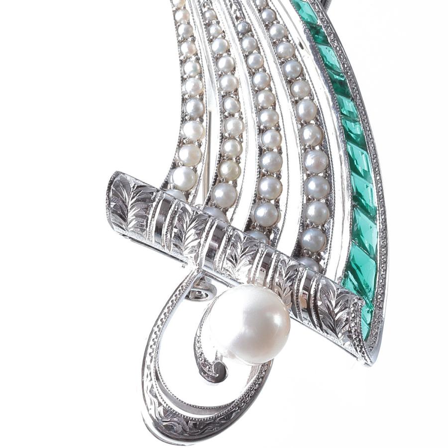 MIKIMOTO ミキモト アンティーク ブローチ パール カラー MIKIMOTO ミキモト アンティーク ブローチ パール カラー