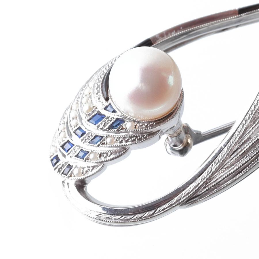 MIKIMOTO ミキモト アンティーク ブローチ パール カラー MIKIMOTO ミキモト アンティーク ブローチ パール カラー