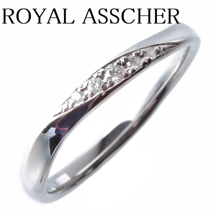 ROYAL ASSCHER ロイヤルアッシャー 現行モデル ダイヤリング 0.04ct  