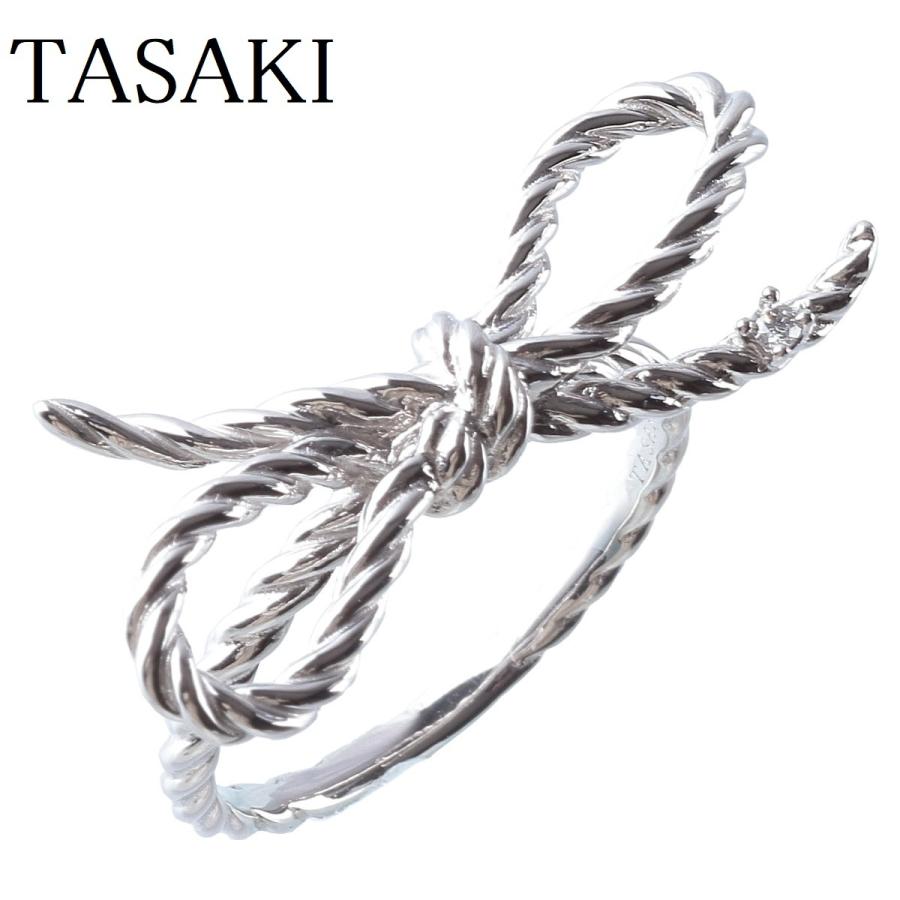 TASAKI タサキ ダイヤリング ツイスト リボン ダイヤ0.01ct TASAKI タサキ ダイヤリング ツイスト リボン ダイヤ0.01ct