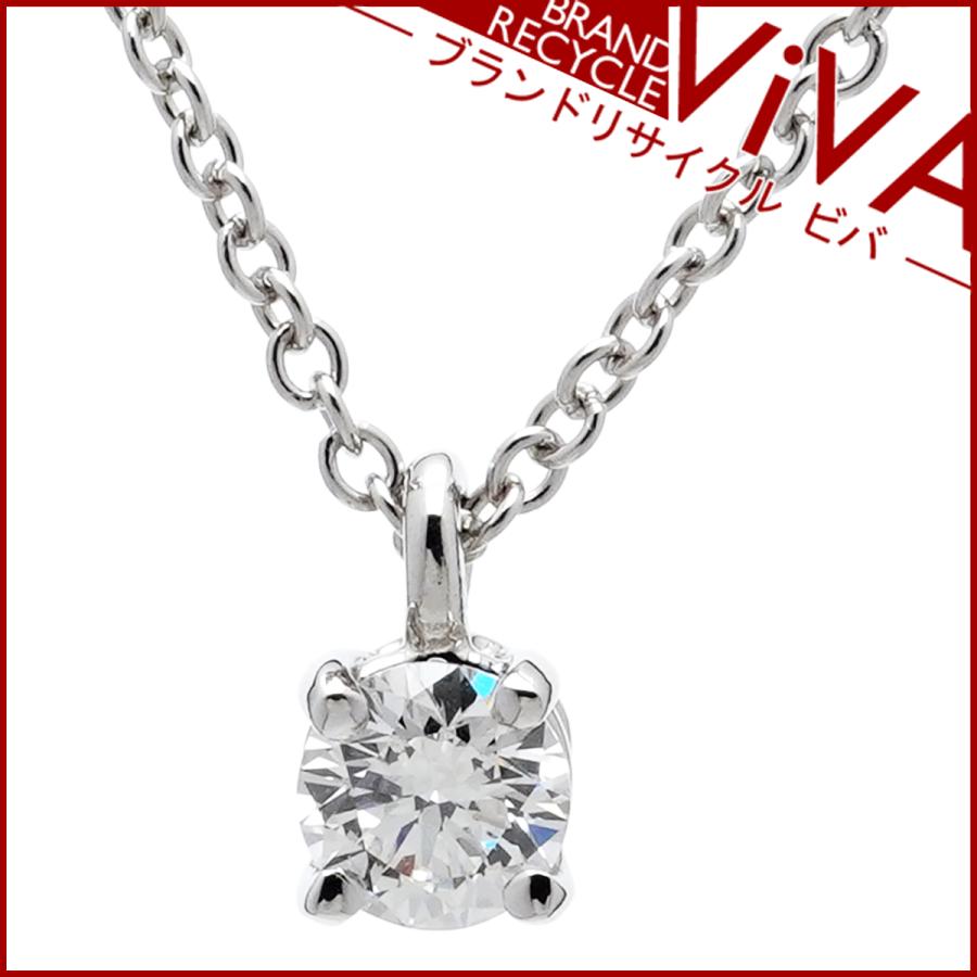 ティファニー ソリティア ダイヤモンド ペンダント ネックレス  