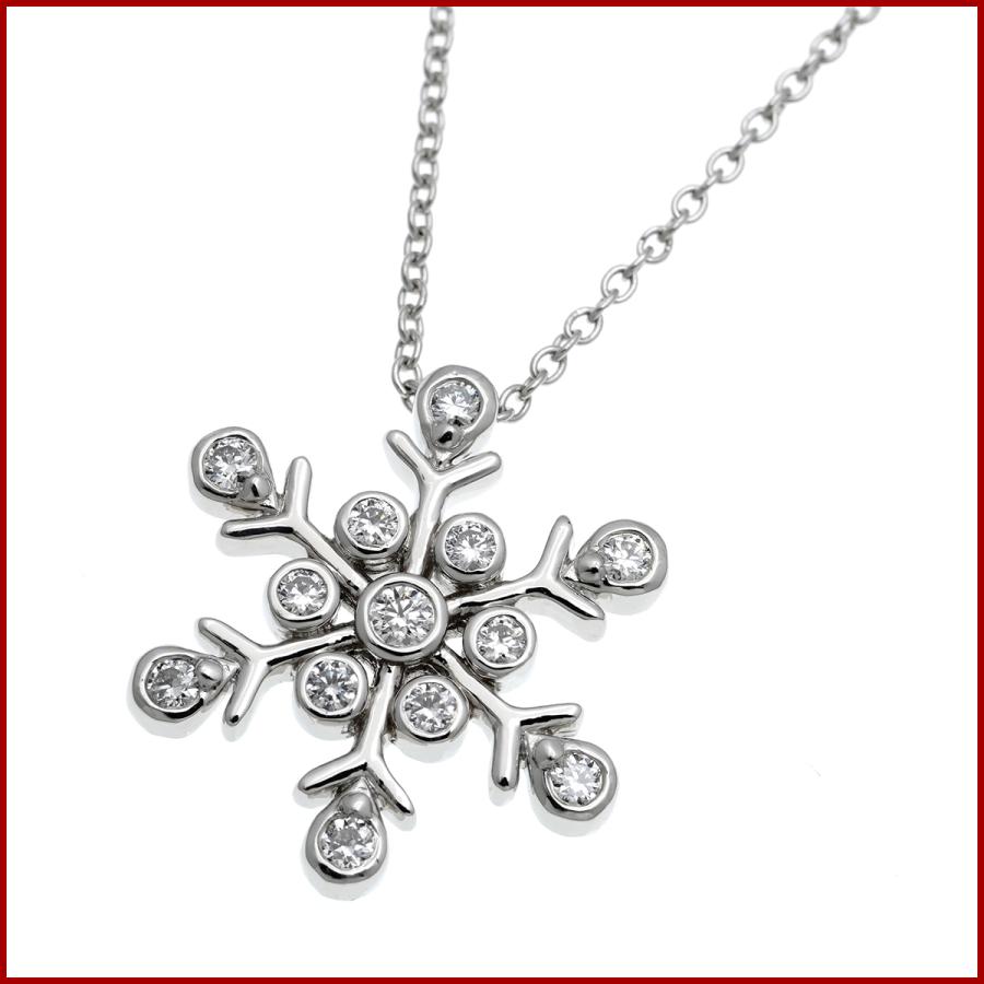 TIFFANY ティファニー スノーフレーク ネックレス シルバー 