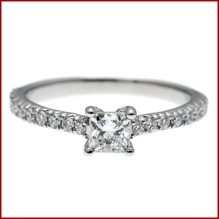 正規　ティファニー　ノヴォ　ダイヤモンド　プリンセスカットリング　スクエアカット TIFFANY&Co.（ティファニー） スクエア プリンセスカット ノヴォ