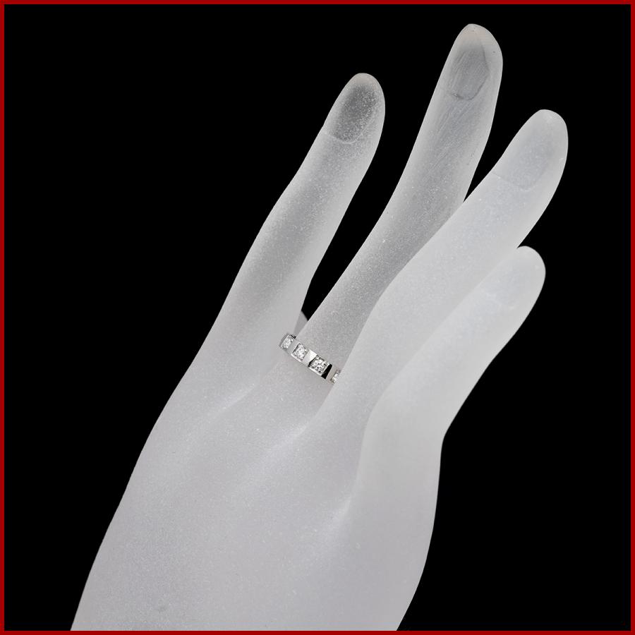 リング セントピュール PT1000 指輪 7号 ダイヤ サファイア 総重量約