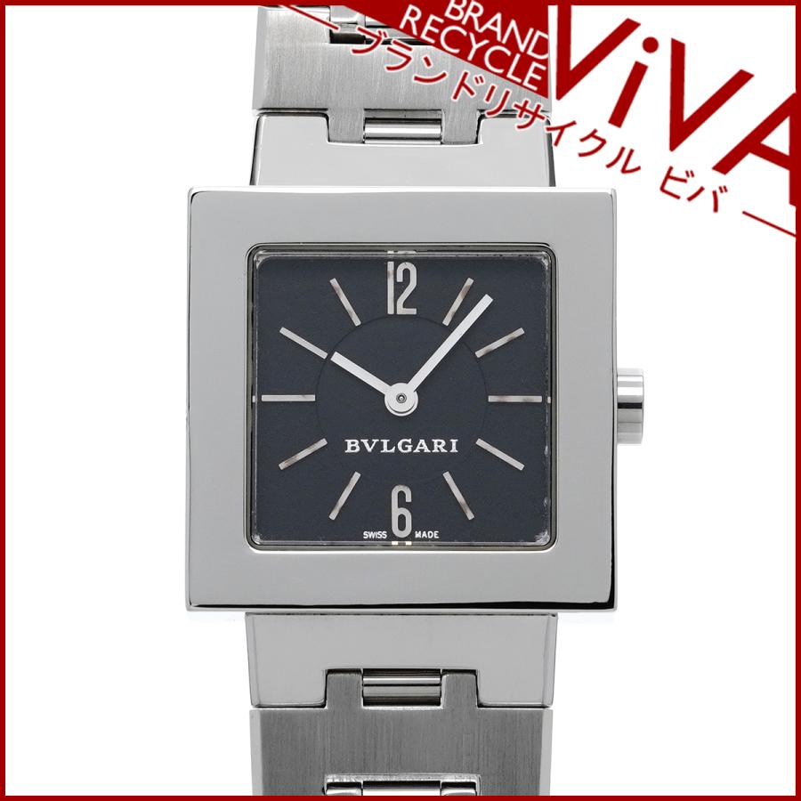 広056 ブルガリ クアドラード レディース 腕時計 クォーツ SQ22SS BVLGARI（ブルガリ） クアドラード レディース腕時計 SQ22SS ブラック