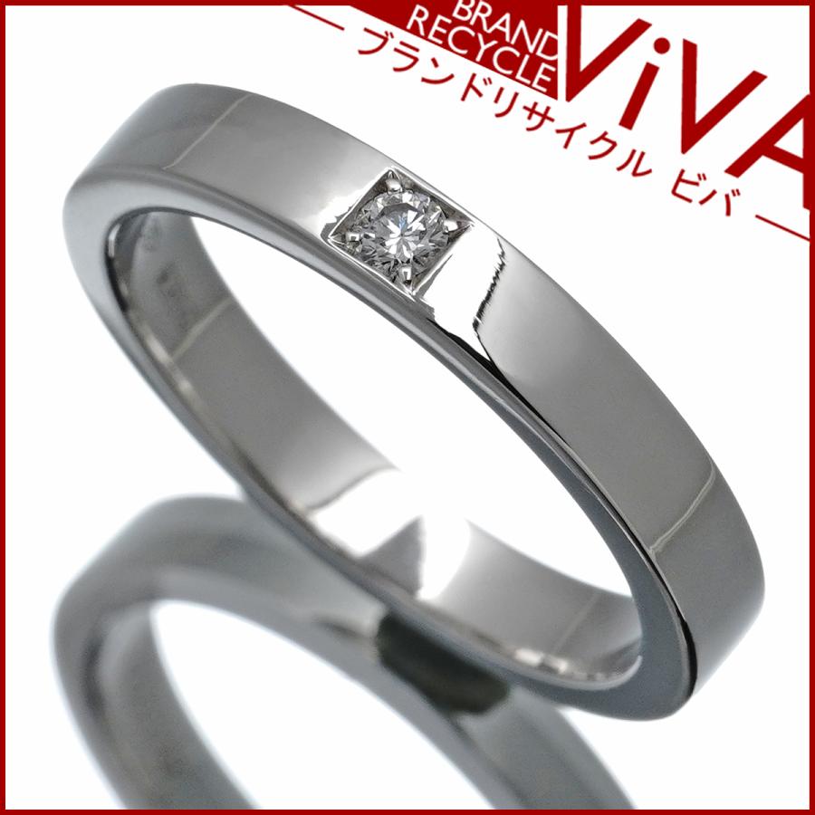 ブルガリ BVLGARI マリーミー ダイヤリング 7号 pt950 ギャラ箱 マリー・ミー（BVLGARI） ブルガリ マリーミー ダイヤモンド リング