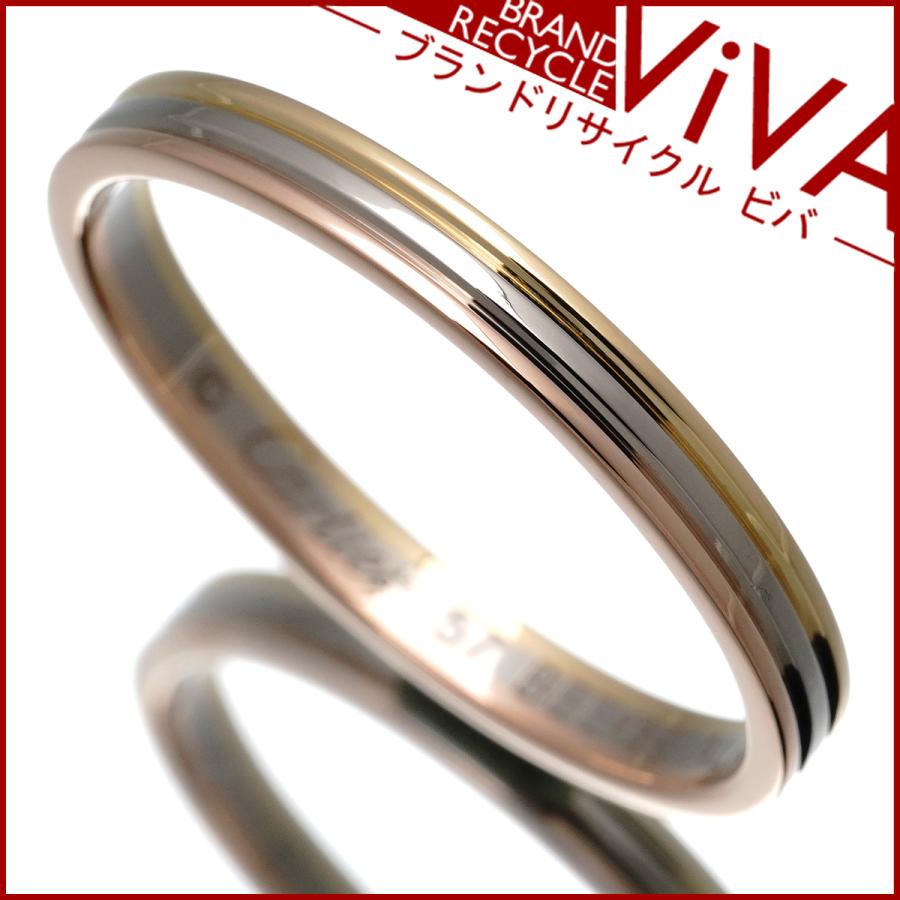 Cartier（カルティエ） K18 スリーカラーゴールド トリニティ ルイ