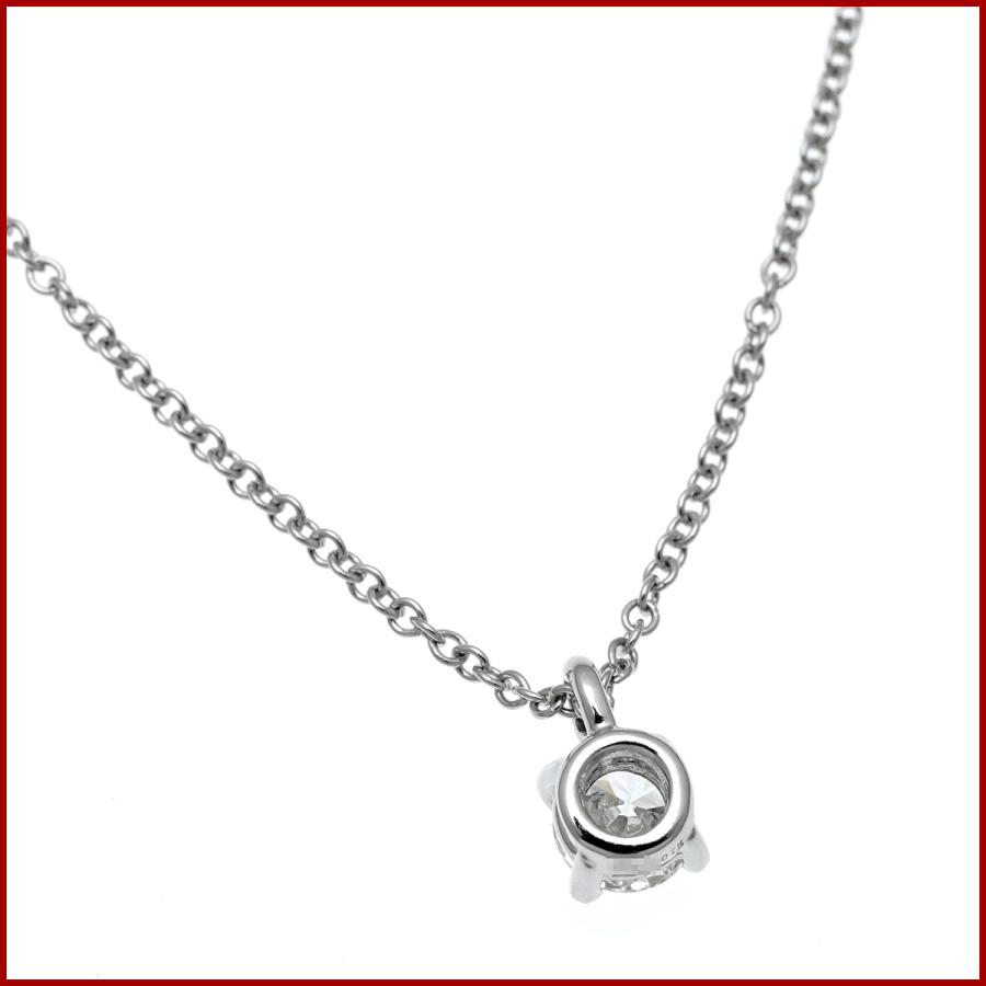 Tiffany & Co. ソリティアプラチナネックレス ダイヤモンド TIFFANY&Co.（ティファニー） ソリティア ダイヤモンド ネックレス